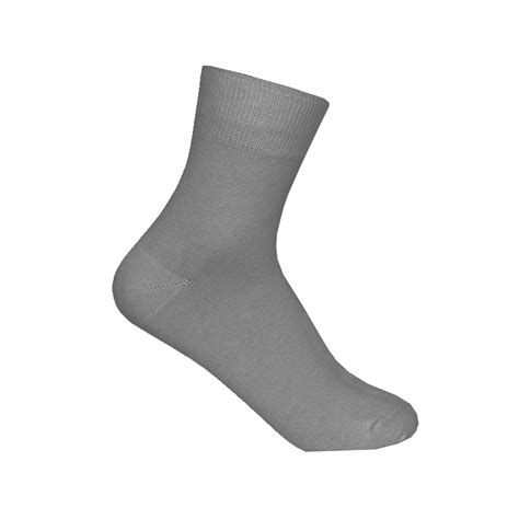 Light Grey Unisex Ankle Socks 2 Pairs Quality Schoolwear