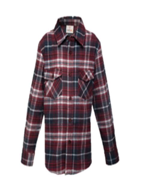 Buy Oxolloxo Boys Maroon And Black Regular Fit Checked Casual Shirt