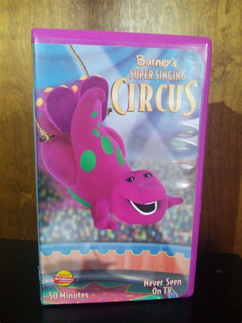 Barney Super Singing Circus VHS Clam Shell EBay