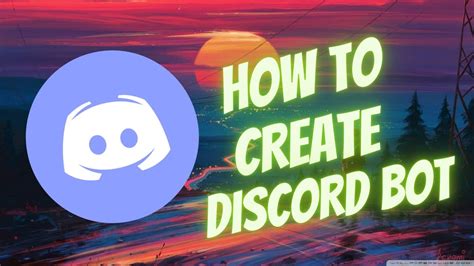How To Create Discord Bot Youtube