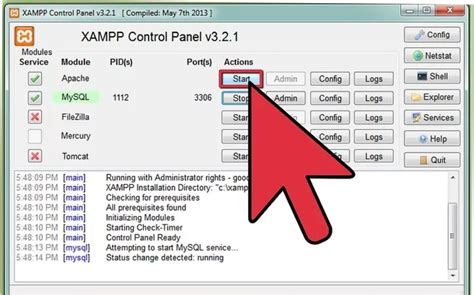 How To Configure Xampp Control Panel Xampp Control Panel Xampp Images