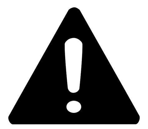 Warning Sign Attention · Free vector graphic on Pixabay