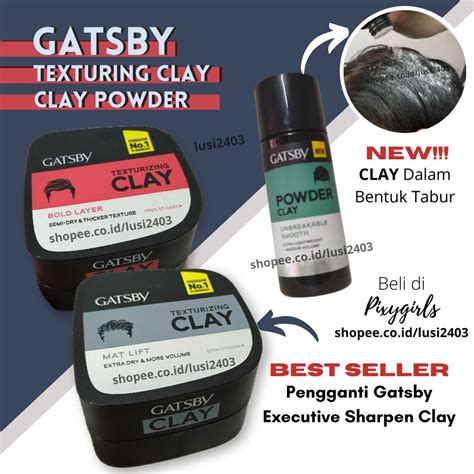 Jual Gatsby Texturizing Clay Pengganti Gatsby Executive Sharpen Clay