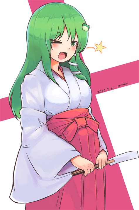 Kochiya Sanae Touhou Drawn By Ginnkei Danbooru