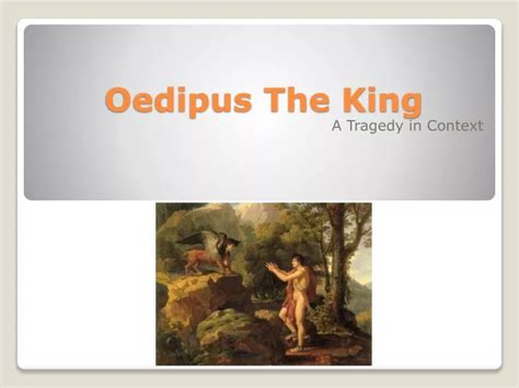 Ppt Oedipus The King Powerpoint Presentation Free Download Id 1954455