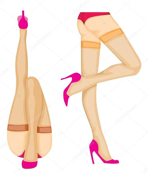 Women Legs Stock Vector By ©robin2b 20384351