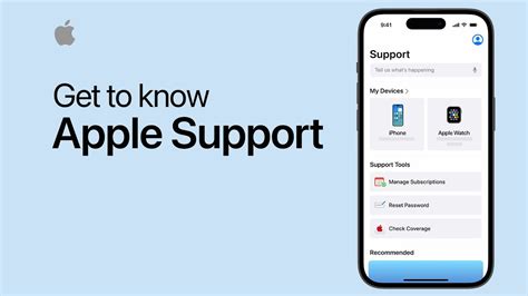 Get To Know The Apple Support App For Iphone And Ipad Apple Support