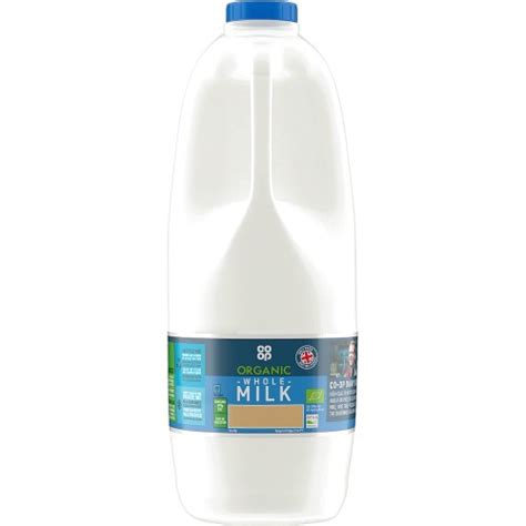 Co Op Organic Fresh Whole Milk 4pints 2272 Litre Compare Prices