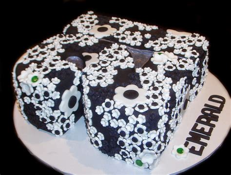 Nadas Cakes Black And White 21st Birthday Cake