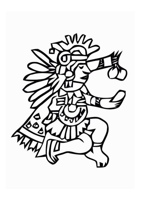 Dibujo Para Colorear Aztecas Aztecas Dibujos Aztecas Dibujos Incas