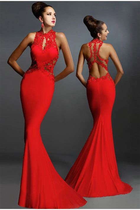 Pure Color Bodycon Mermaid Backless Long Dress May Your Fashion