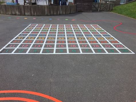 1 100 Line Grid In Houghton Le Spring By First4playgrounds Number
