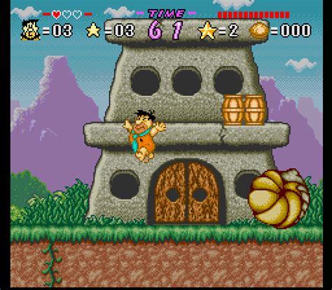 Fred and barney work at slate and company, mining rock. The Flintstones: The Treasure of Sierra Madrock (Game ...