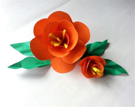 Diy Easy Paper Flower · How To Make A Flowers And Rosettes · Papercraft