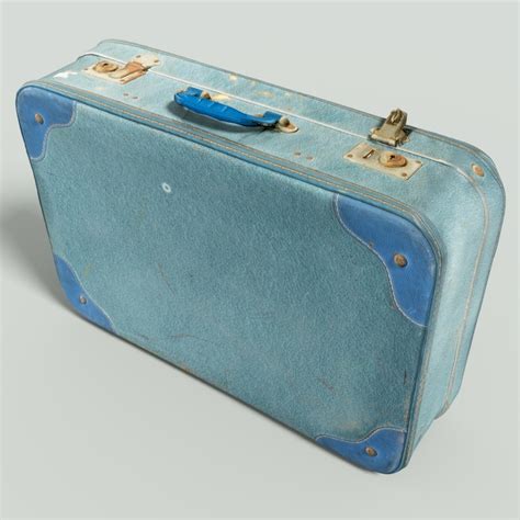 3d Vintage Suitcase Retro Model Turbosquid 1164668