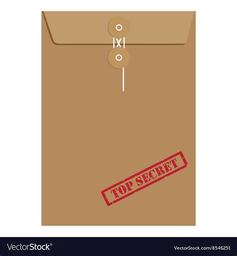 Envelope Top Secret Royalty Free Vector Image Vectorstock