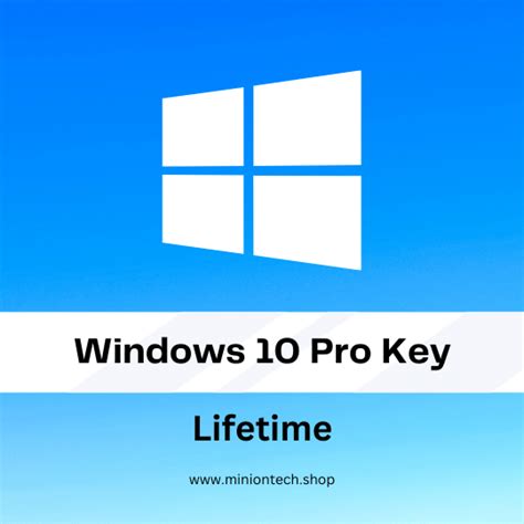 Windows 10 Pro Key Lifetime Minion Technology