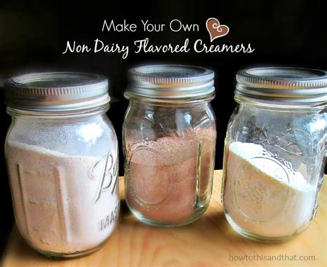 How To Make Your Own Non Dairy Flavored Coffee Creamers
