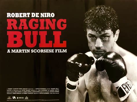 Original Raging Bull Movie Poster Jake La Motta Martin Scorsese