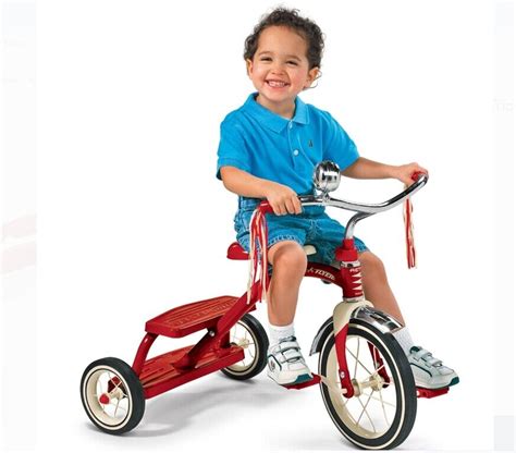 Radio Flyer Tricycle Classic Retro Dual Deck Red