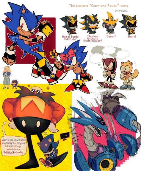 shadow the hedgehog dr eggman maria robotnik metal sonic mighty the armadillo and 6 more