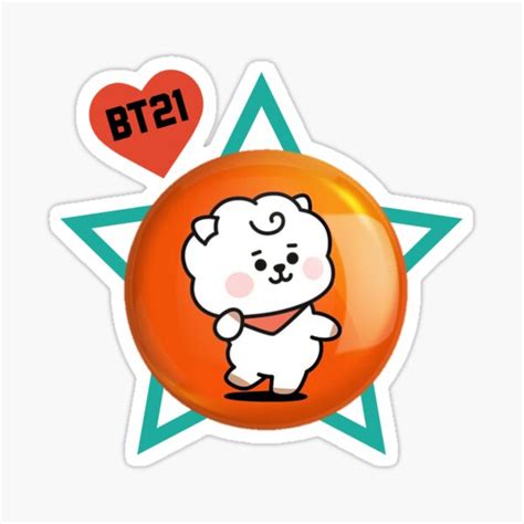 Bt21 Baby Rj Sticker For Sale By Theclassic2 Redbubble