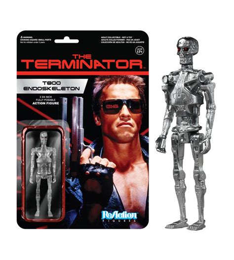 The Terminator Reaction T 800 Endoskeleton Retro Action Figure