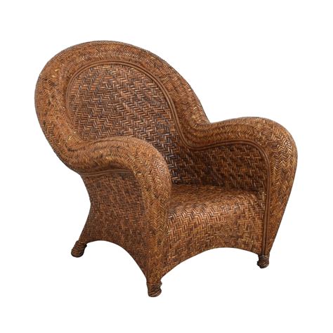 Maybe you would like to learn more about one of these? 73% OFF - Pottery Barn Seagrass Wicker Armchair and ...