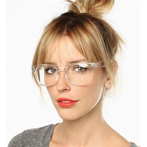 New 2017 Hipster Girl Glasses Clear Plastic Frames Eyeglasses Clear Lens Specs We ♡ These On