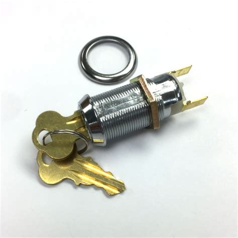 Electric Spring Loaded Momentary Onoff Key Switch Spade Terminal