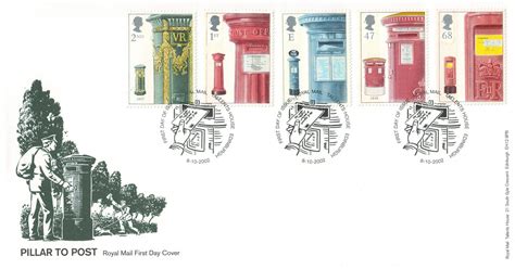 150th Anniversary Of The First Pillar Box 2002 First Day Covers