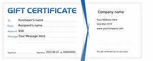 Doc Gift Voucher Template For Word Gift Certificate