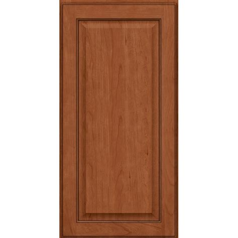 Kraftmaid 15 In W X 15 In H Ginger Wsable Glaze Cherry Kitchen Cabinet Sample At