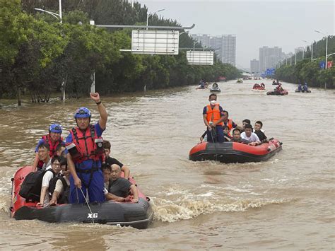 China Floods Leave At Least 20 Dead Npr