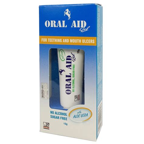 Oral Aid Gel Aloe Vera 15g Shopee Malaysia