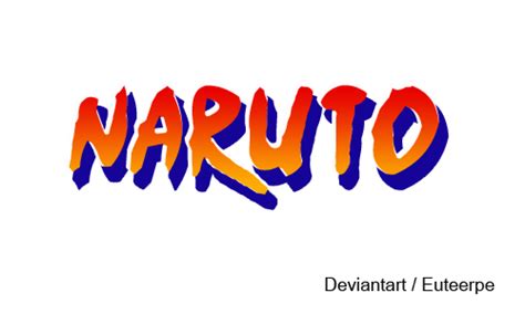 Naruto Logo Png By Euteerpe On Deviantart