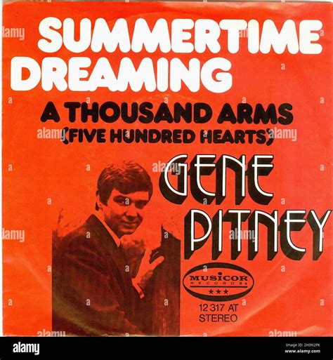 Vintage Vinyl Recording Pitney Gene Summertime Dreaming D
