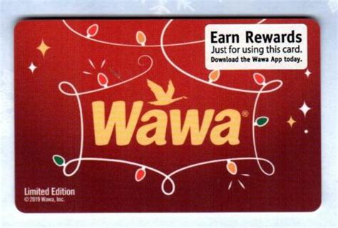 Wawa Holiday Lights 2019 T Card 0 Ebay