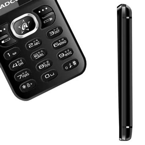 Adcom Black Voice Changer Feature Phone With Digital Camera And Video