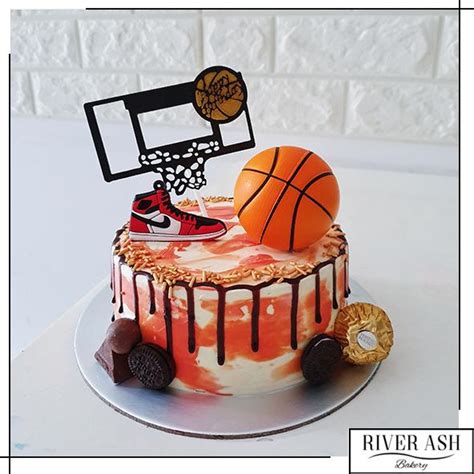 Basketball Cake Singapore 21st Birthday Celebration Sg River Ash Bakery