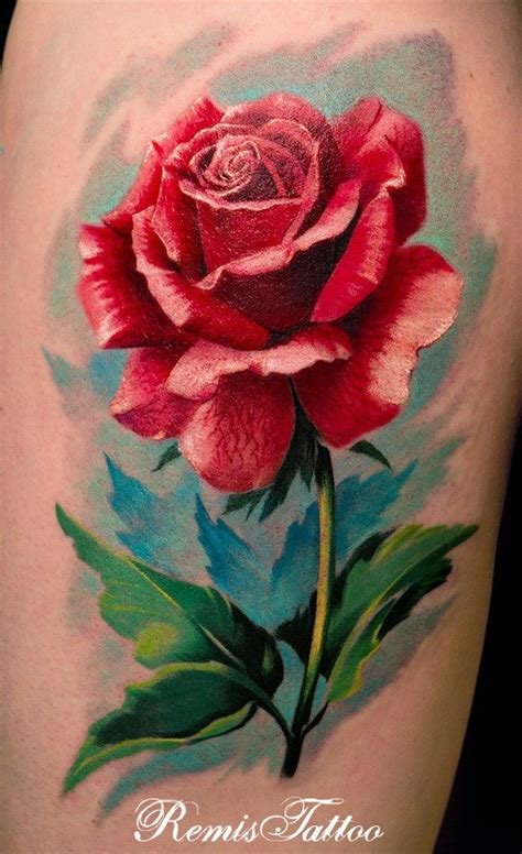 Meaningful Rose Tattoo Designs Art And Design Realistic Rose