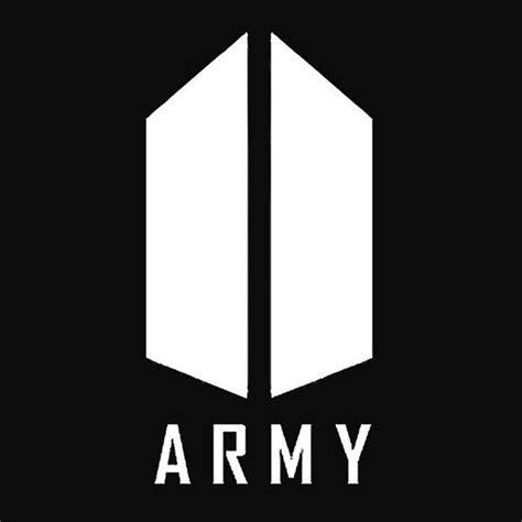 The font featured in the logo may look like a traditional sans serif at. followers you should become army | Bts, Stiker, Gambar