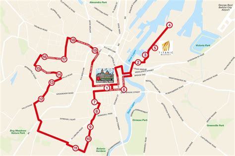 Hop On Hop Off Route Map Belfast City Sightseeing