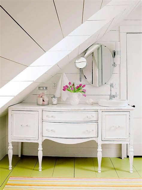 By choosing the suitable furnishing you can get a soft and serene feel in your attic bathroom as the place is usually flooded with natural light. 60 Practical Attic Bathroom Design Ideas - DigsDigs