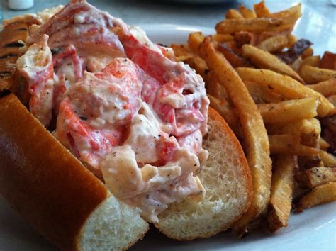 Lobster Roll Cold From Neptune Oyster In Bostons North Arnold