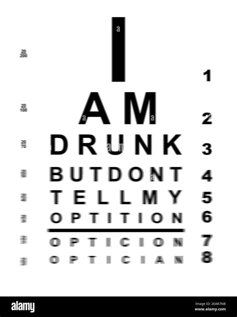 Eye Chart Letter Black And White Stock Photos And Images Alamy