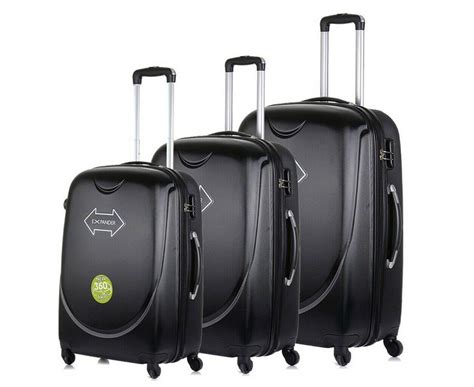 New Abs Hard Shell Suitcases 4 Wheel Lightweight Strong Durable Ebay