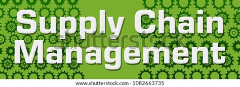 Scm Supply Chain Management Text Written Stock Illustration 1082663735
