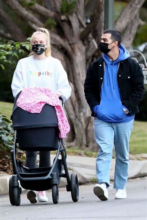 Sophie Turner And Joe Jonas Out With Daughter Willa In Los Angeles 11