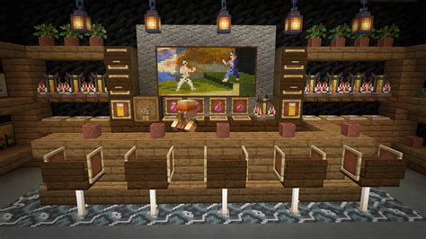 Decoration mods for minecraft 1.12.2. Minecraft bar | Minecraft decorations, Minecraft room, Minecraft designs